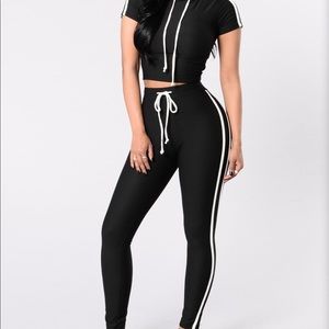 Leggings and crop top set